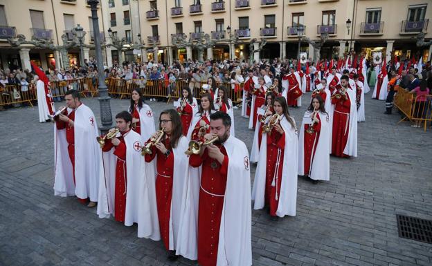 Programa de procesiones del Miércoles Santo, 17 de abril, en Palencia