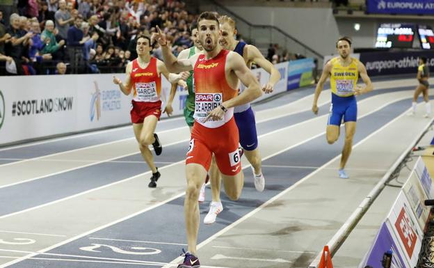 Álvaro de Arriba debutará en la Diamond League 2019 en Doha el viernes 3 de mayo