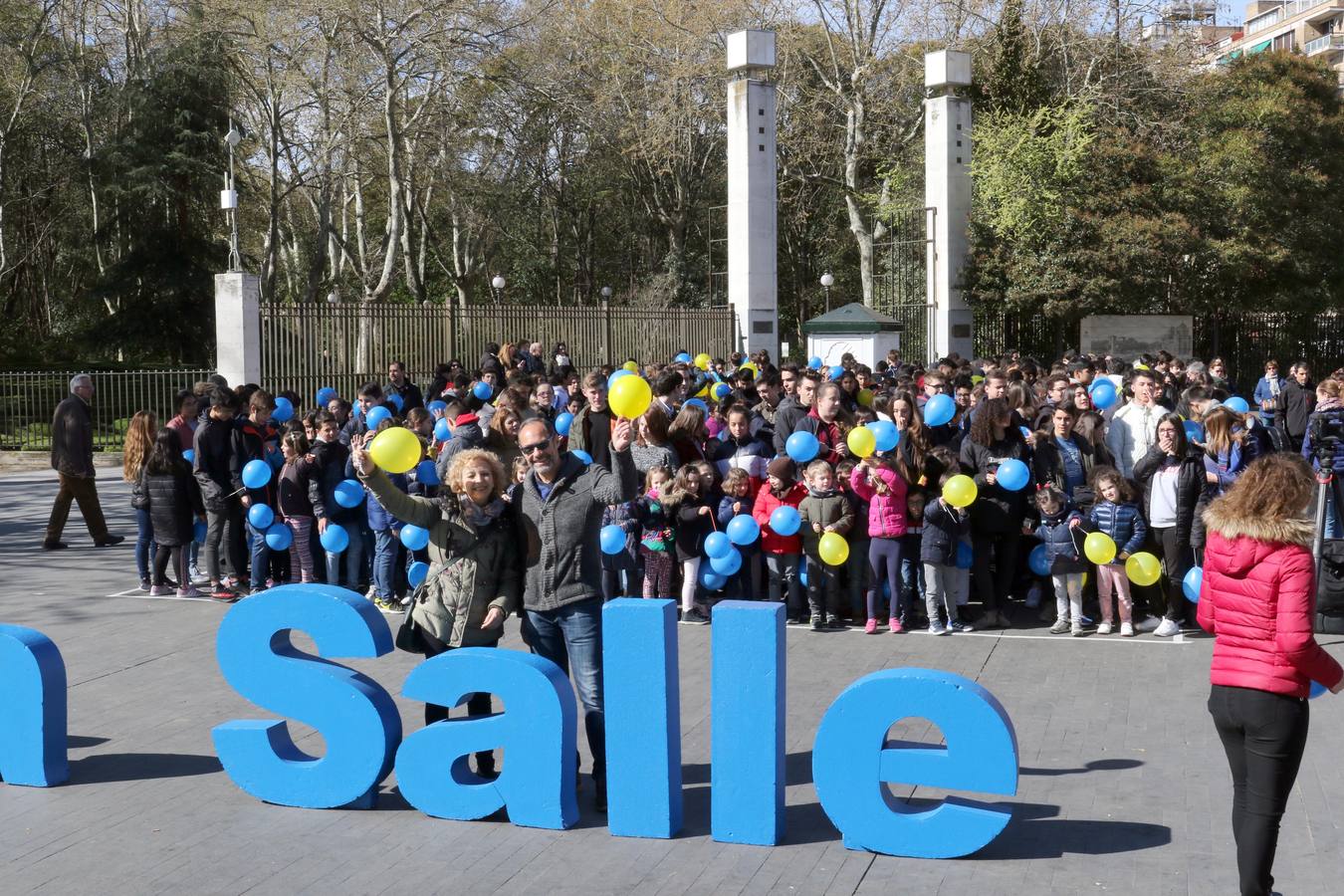 Alumnos de La Salle y Lourdes conmemoran el tricentenario del fallecimiento de su fundador
