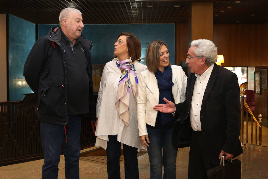 Fidalgo y Aparicio apuestan en Palencia por recuperar el consenso para garantizar las pensiones