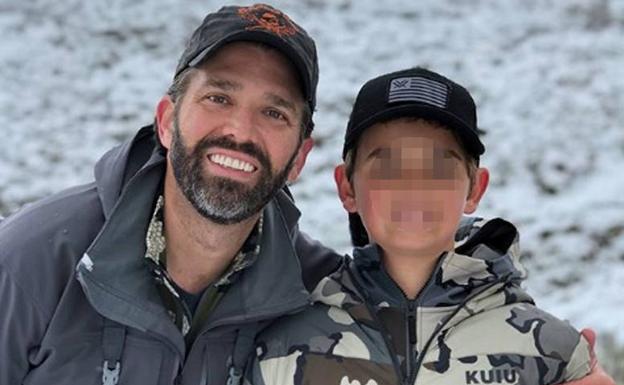 El hijo de Donald Trump pasa una jornada de caza en Segovia