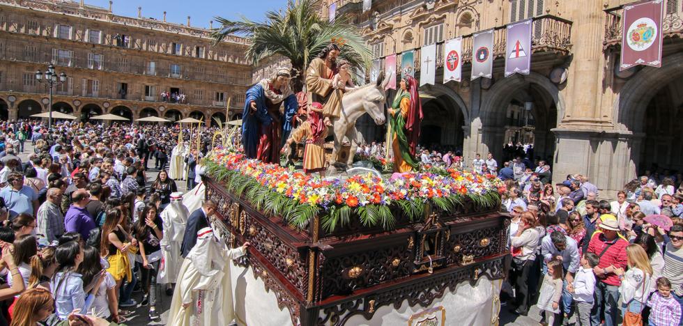 Programa de procesiones del Domingo de Ramos, 14 de abril, en ...