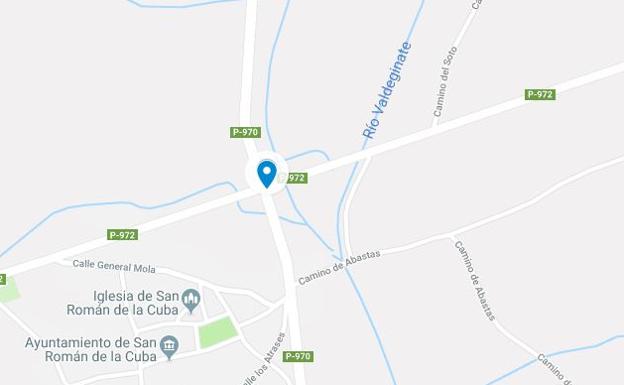 Dos heridos, uno grave, en un accidente en San Román de la Cuba, en Palencia