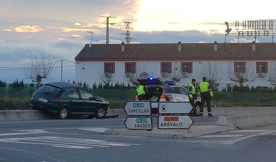 Los vecinos de Garcillán exigen la construcción de rotondas en la CL-605 tras los últimos accidentes