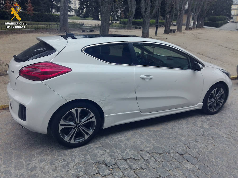 Detenidos en Segovia tras una persecución policial por robar un coche en Cartagena y por conducción temeraria