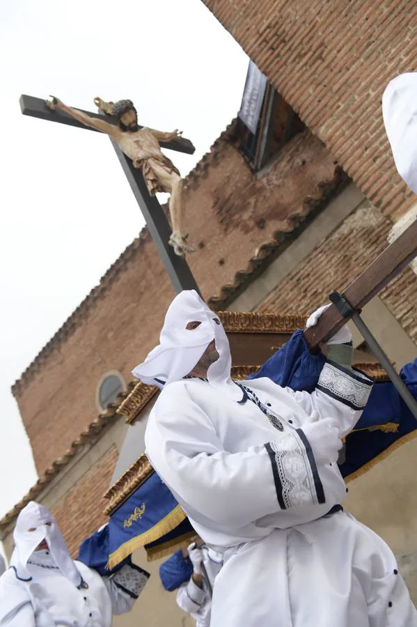 Procesión Las Llagas de Cristo de la cofradía El Calvario en Medina del Campo