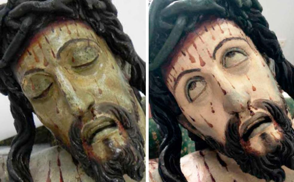 Y el Cristo crucificado de Olmedo abrió los ojos