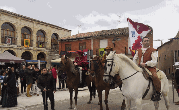 Torrelobatón recrea la despedida al ejército comunero camino de Villalar