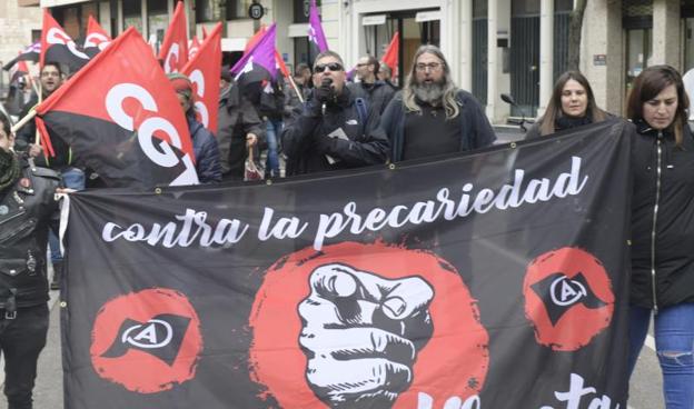 La CGT traza su «ruta contra la precariedad», que va del Ecyl a la CVE pasando por la Inspección