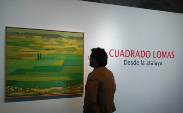 Cuadrado Lomas se despide de la pintura en la sala de Las Francesas