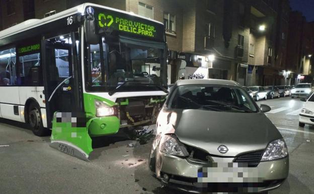 Siete heridos leves en un accidente de tráfico en Valladolid capital