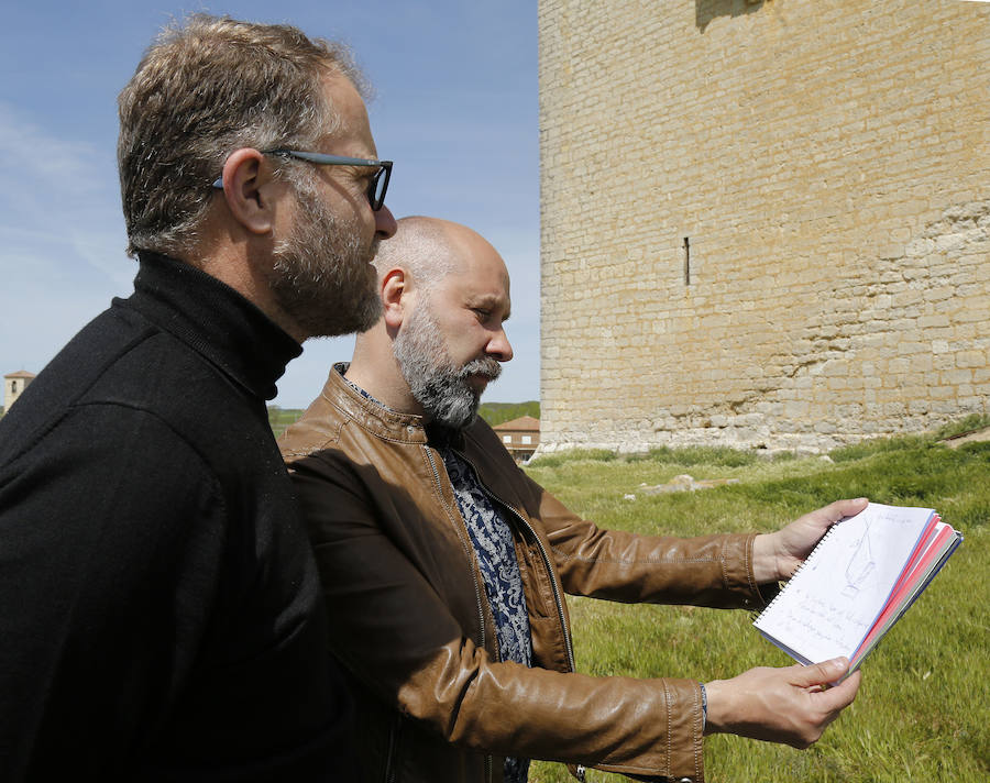 Obras para acondicionar el castillo de Belmonte de Campos, en Palencia