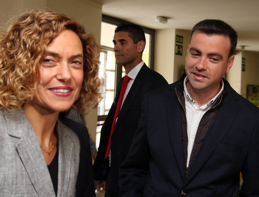 La ministra Meritxell Batet arropa los candidatos socialistas de Segovia