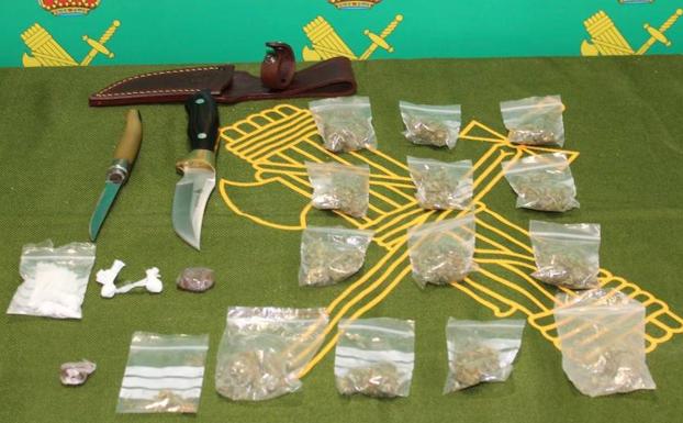 Detenido un joven en Arroyo con marihuana dispuesta para su venta