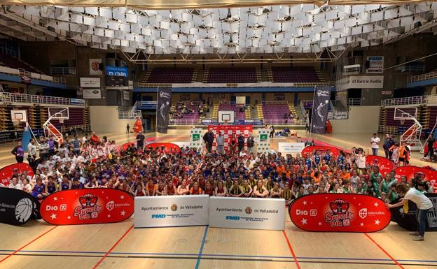 Valladolid vive dos grandes fiestas del baloncesto mini