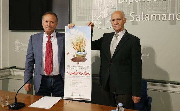 Más de 300 cabezas de ganado de varias provincias participan en la Feria 'San Isidro' de Lumbrales