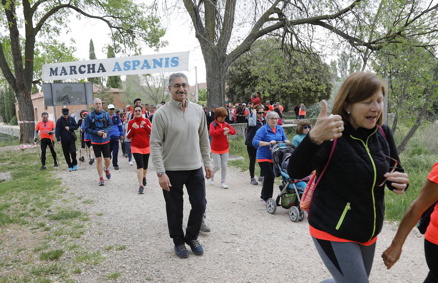 Palencia responde al objetivo de Aspanis en una marcha que cumple 40 años