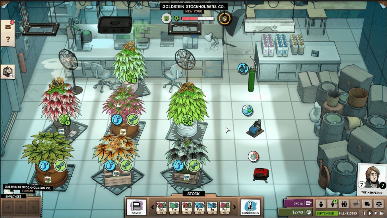 El negocio del cannabis se pasa al videojuego
