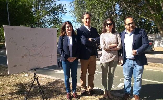 El PP aspira a conectar Garrido y El Rollo con un nuevo carril bici y senda peatonal