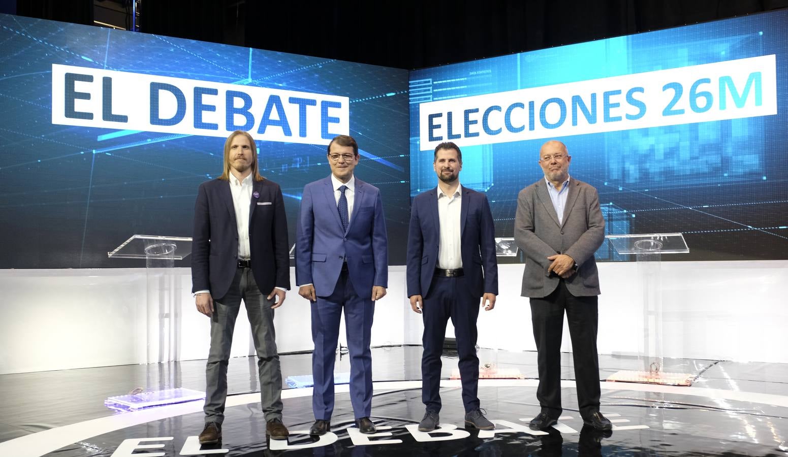 Debate electoral entre los candidatos a la Junta de Castilla y León