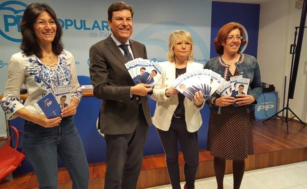 Carriedo sitúa al empleo y los servicios públicos en el eje del programa del PP para Palencia