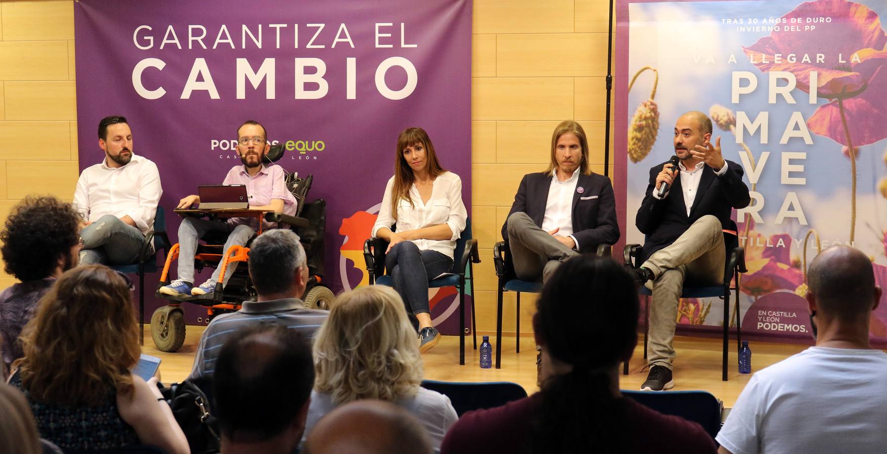 Acto de Pablo Echenique en la Feria de Muestras de Valladolid