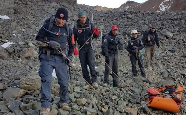 Hallan en los Andes el cuerpo momificado de un español desaparecido en 1990