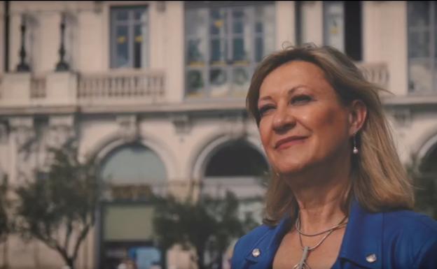 Pilar del Olmo se suma a la «campaña del vídeo» en Valladolid