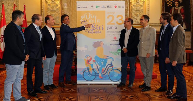 Presentación del Día de la Bici en Valladolid