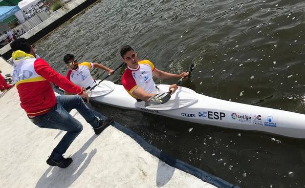 El zamorano Abad y el balear Borrás, campeones de la Copa del Mundo en K2 200