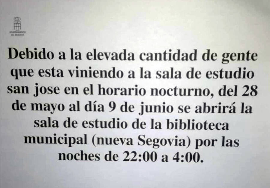 El falso anuncio para engañar a los estudiantes que hacen cola para acceder a la sala de San José