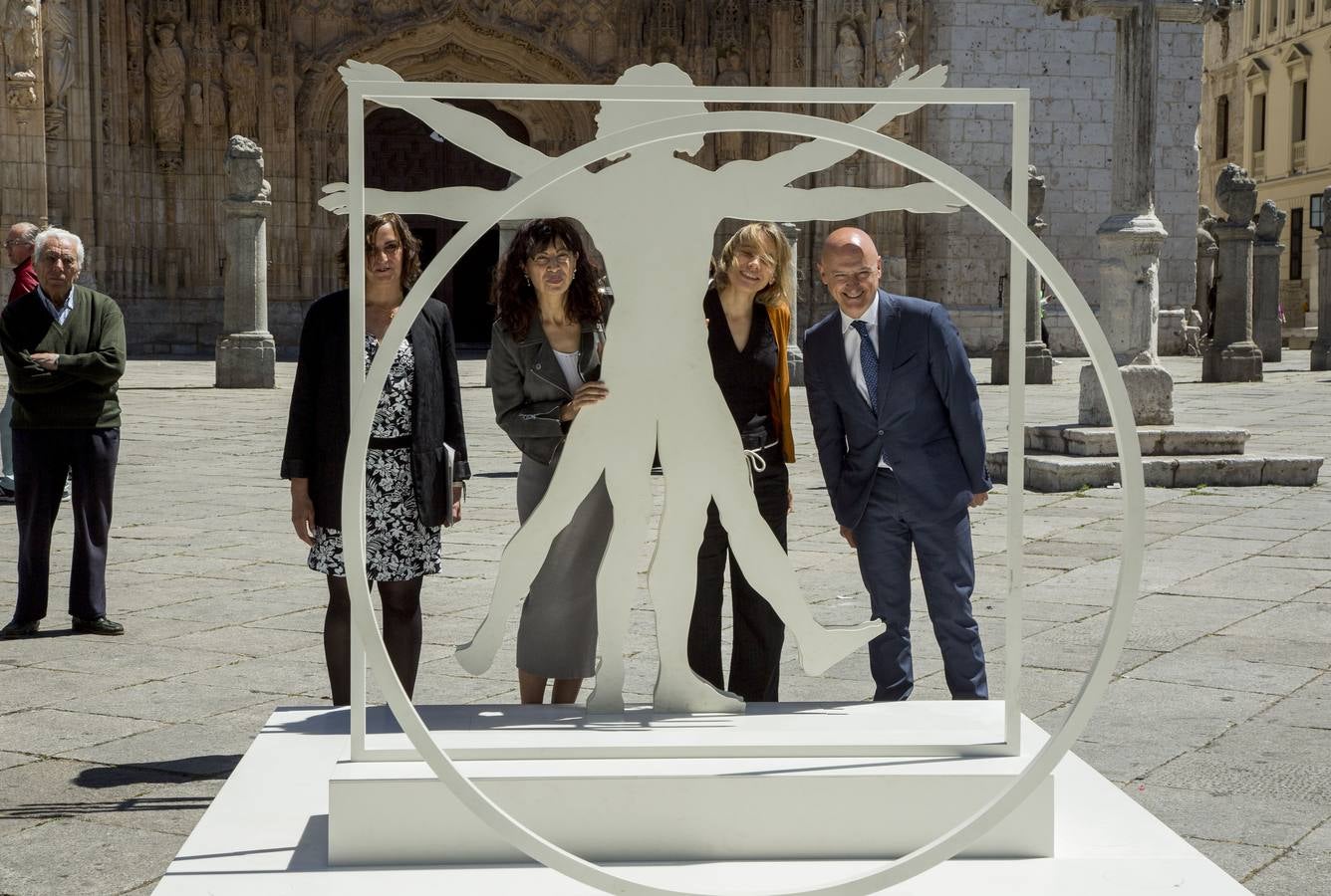 La plaza de San Pablo de Valladolid acoge una exposición sobre Leonardo Da Vinci