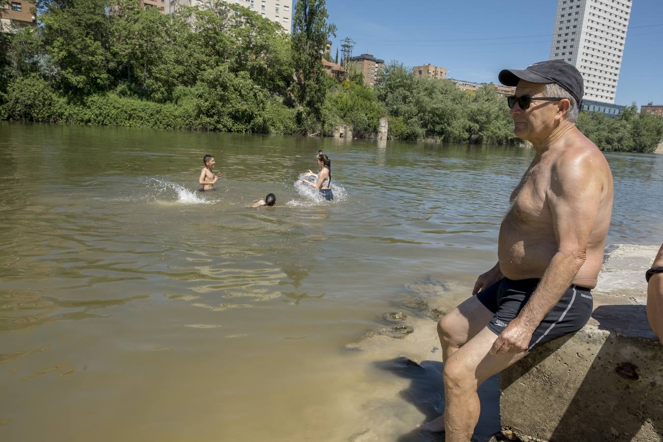 Altas temperaturas en Valladolid en el primer día de junio