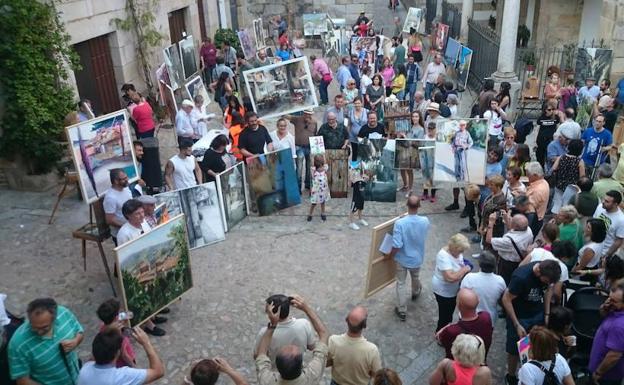 Blai Tomás Ibáñez gana el Certamen de Pintura Rápida 'Florencio Maíllo' de Mogarraz