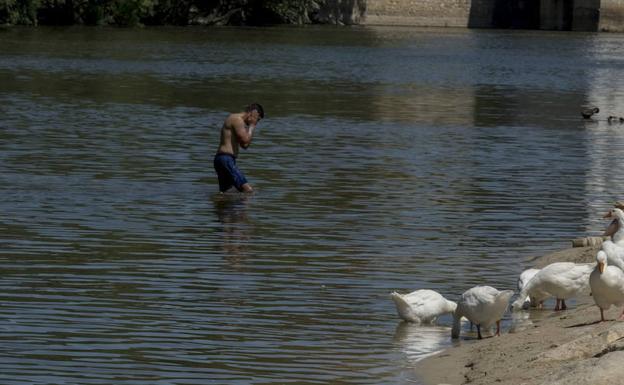 Un desplome de temperaturas acaba con el avance del verano en Valladolid