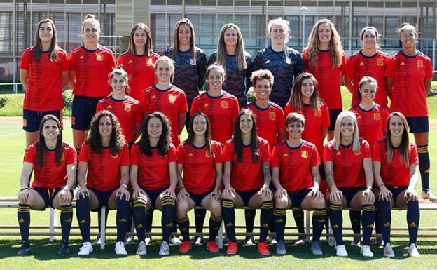 Los dorsales de las jugadoras de la selección