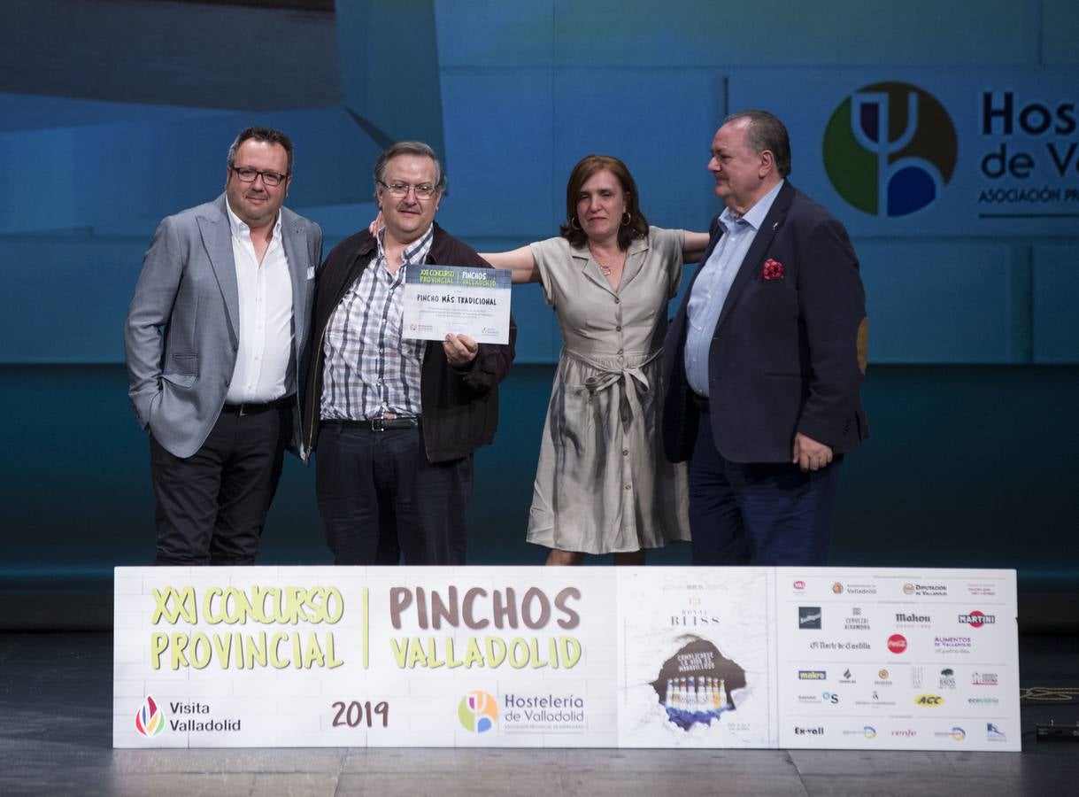 Entrega de premios del XXI Concurso Provincial de Pinchos de Valladolid