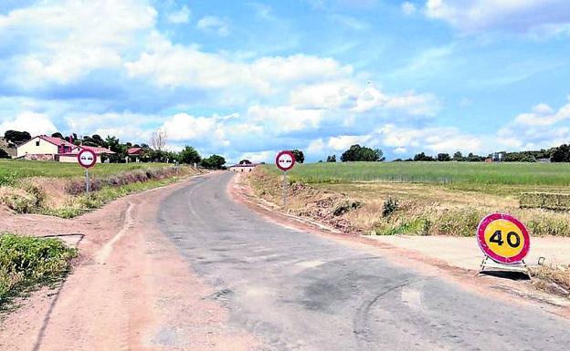 La Diputación corta al tráfico la carretera entre Caballar y el cruce de Turégano a El Guijar