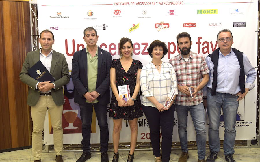 La actriz Constanza Aguirre, vencedora del Concurso de Relatos Café Compás de Valladolid