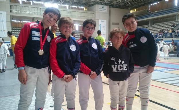 Dos oros para el VCE en el Nacional benjamín y alevín