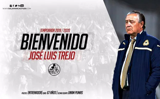 El Salamanca CF anuncia que José Luis Trejo, de 67 años, será su nuevo entrenador