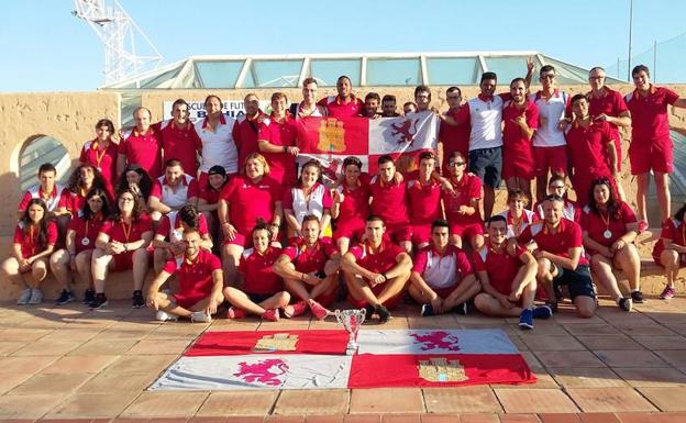 Castilla y León, quinta en el Nacional Polideportivo