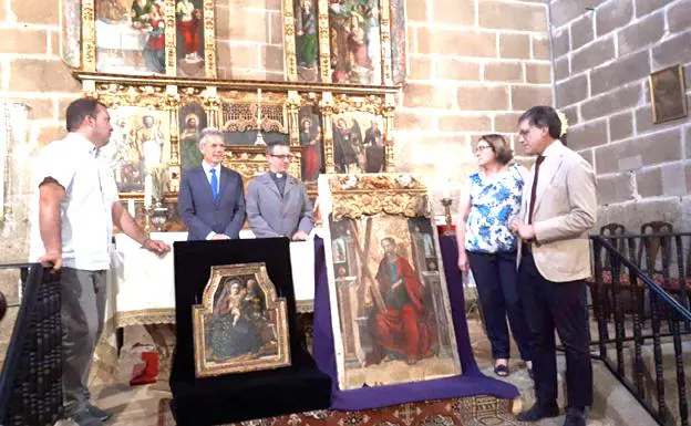 La Junta de Castilla y León ha invertido más de 50.000 euros en la restauración de dos pinturas en La Moraña