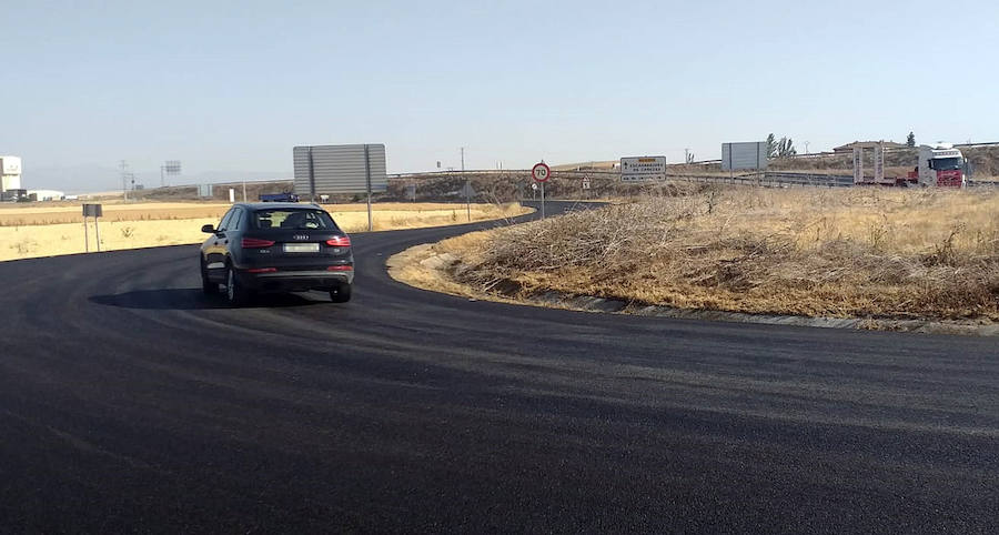 Reabierta al tráfico la carretera de acceso a Escarabajosa desde la A-601