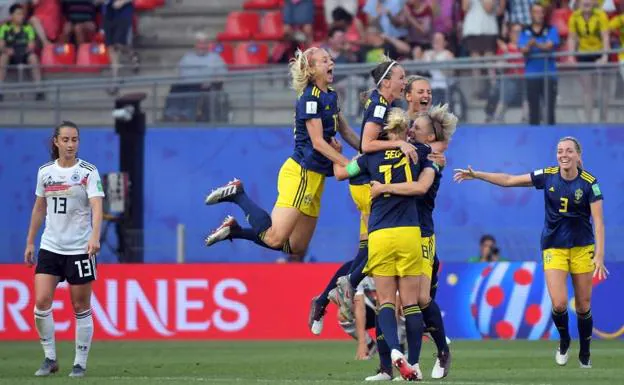 Suecia salda cuentas con Alemania y accede a semifinales