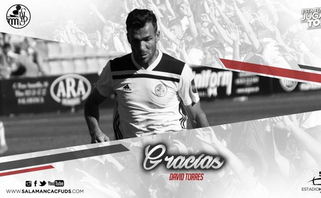 El delantero David Torres no renovará con el Salamanca CF y firma por La Nucía de Tercera