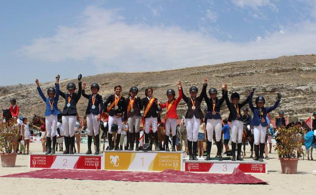 España ya tiene sus campeones de salto de ponis