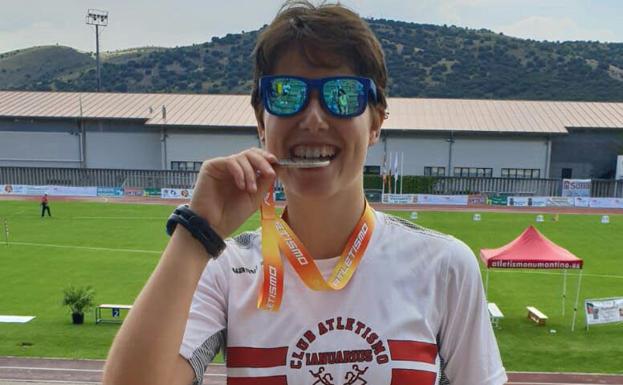 Marina Sillero, quinta en marcha en el Nacional sub-23, la mejor de los atletas salmantinos
