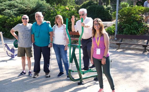 Más de 400 personas participan en el programa de los parques biosaludables