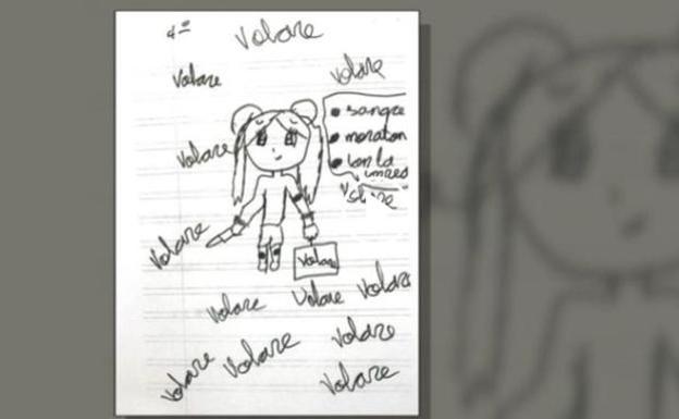 Un dibujo alerta a los profesores de una niña del matrato que sufría en casa